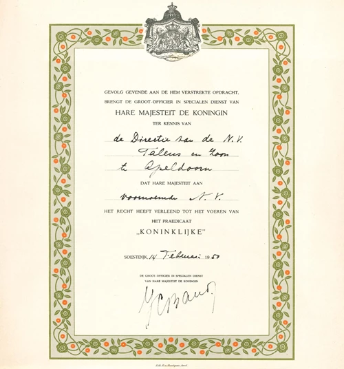 Predicate 'Royal' 1949