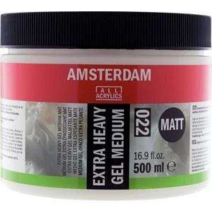 Extra heavy gel medium matt 022 jar 500 ml