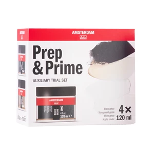Amsterdam medium prep and prime set | 4 x 120 ml