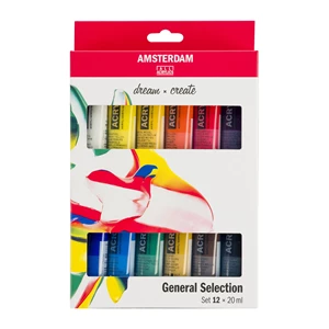 Standard Series acrylic paint general selection set | 12 x 20 ml