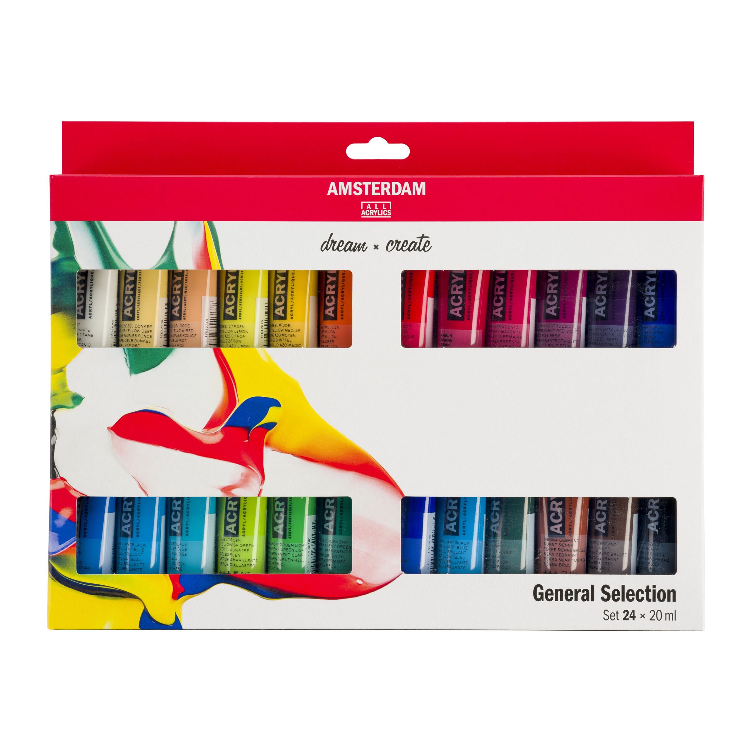 Standard Series acrylverf algemene selectie set | 24 × 20 ml 