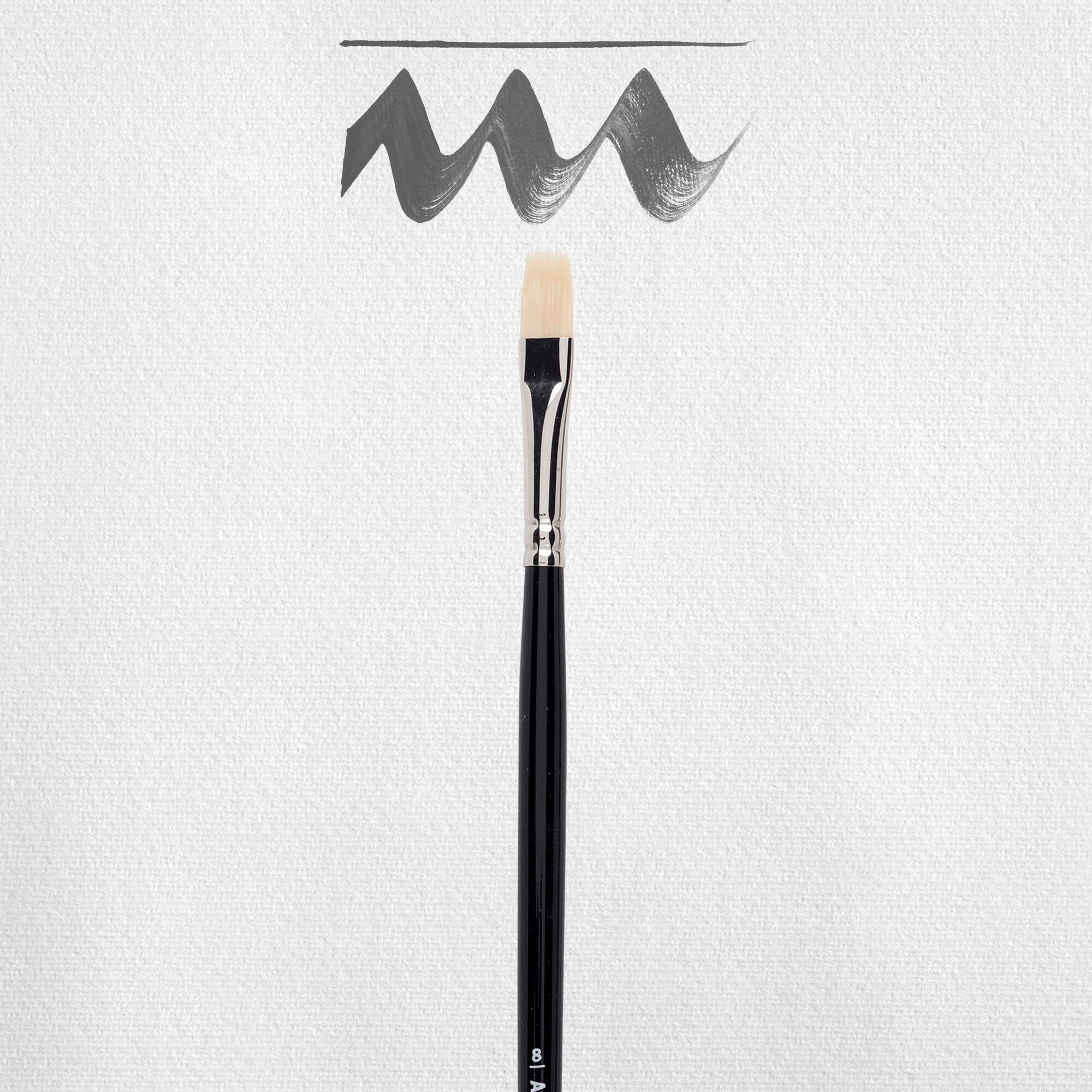 Brush series 600 #8 - 8 mm - synthetic flat