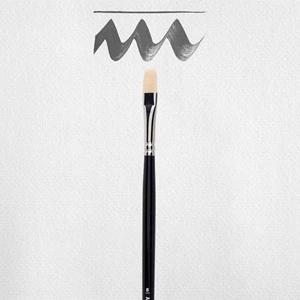 Brush series 600 #8 - 8 mm - synthetic flat