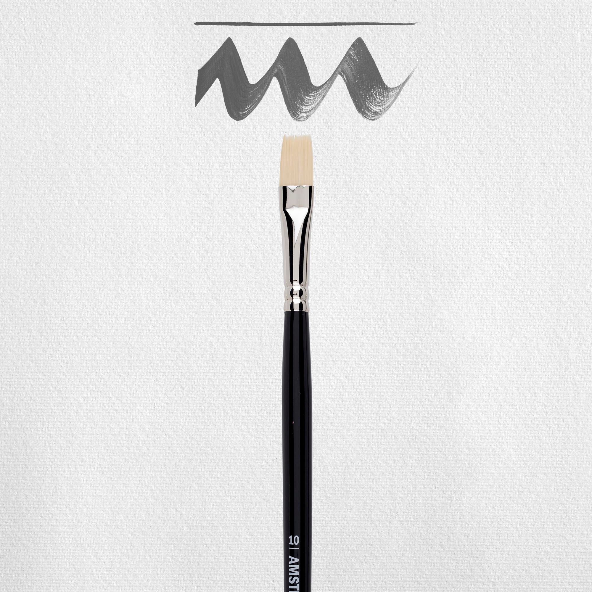 Brush series 600 #10 - 10 mm - synthetic flat