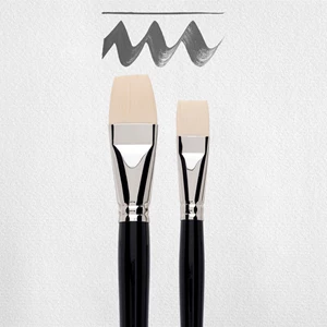 Penselenset serie 600, XL (18-24) - synthetisch plat