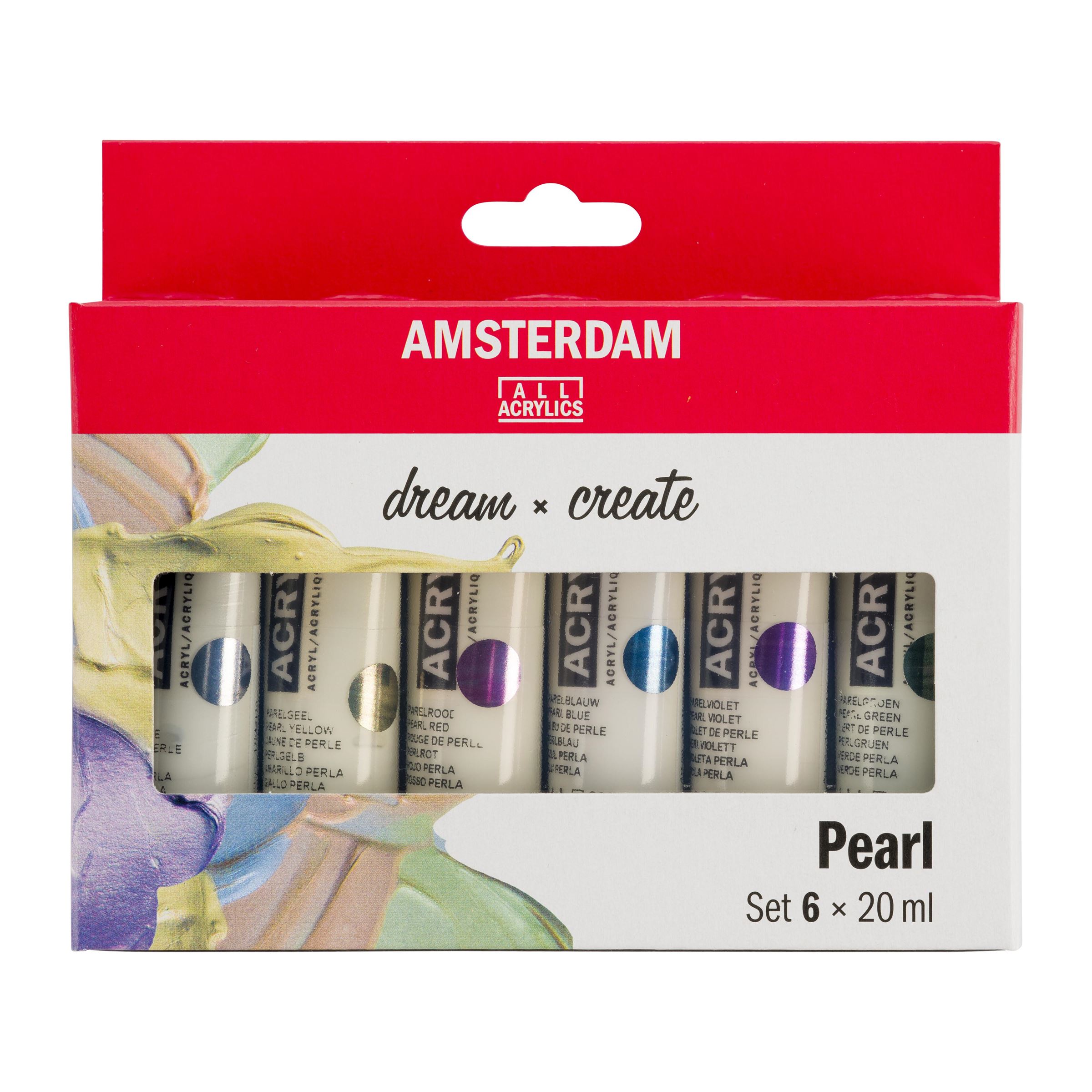 Standard Series acrylverf parelmoer set | 6 × 20 ml 