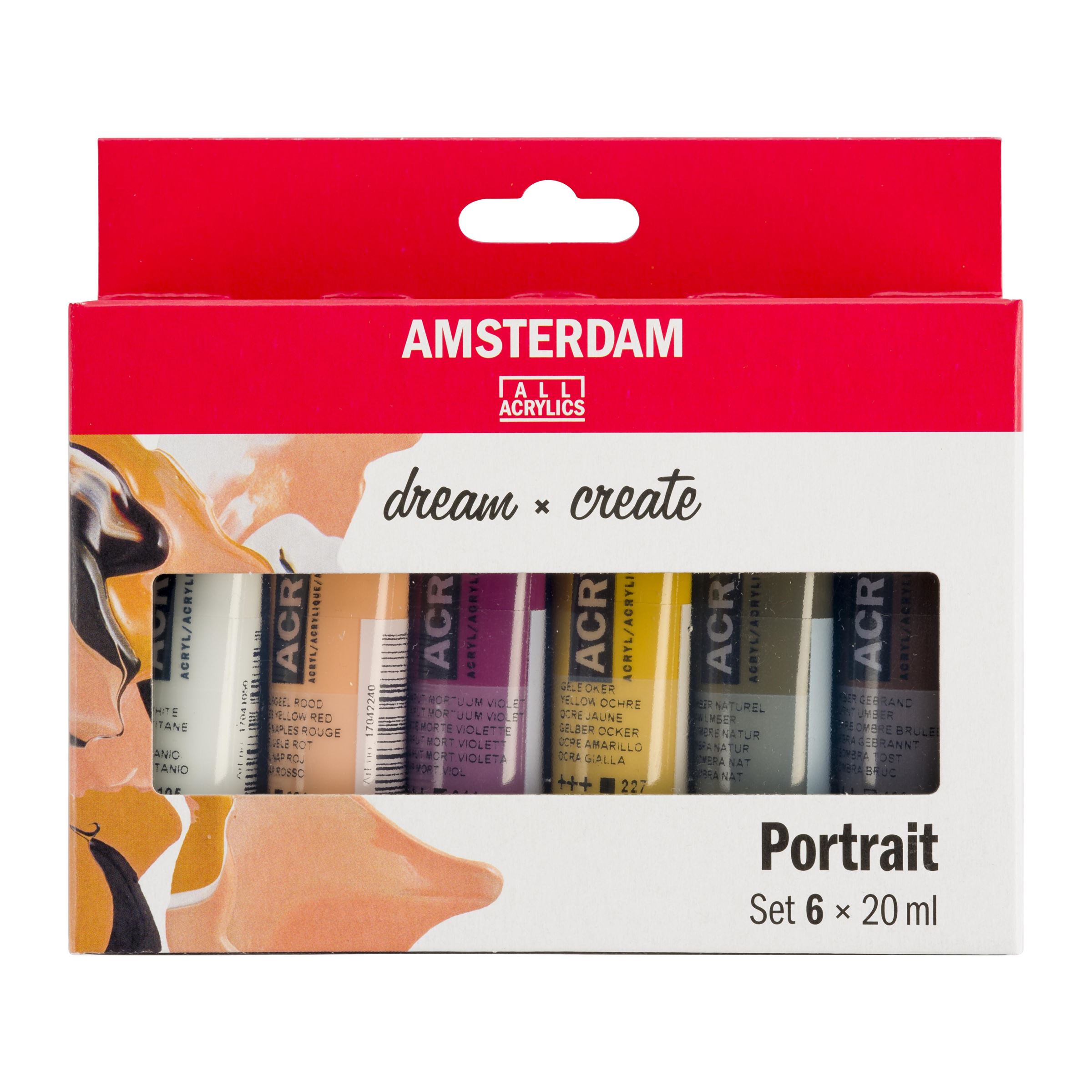 Standard Series acrylverf portret set | 6 × 20 ml 