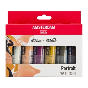 Standard Series acrylic paint portrait set | 6 x 20 ml