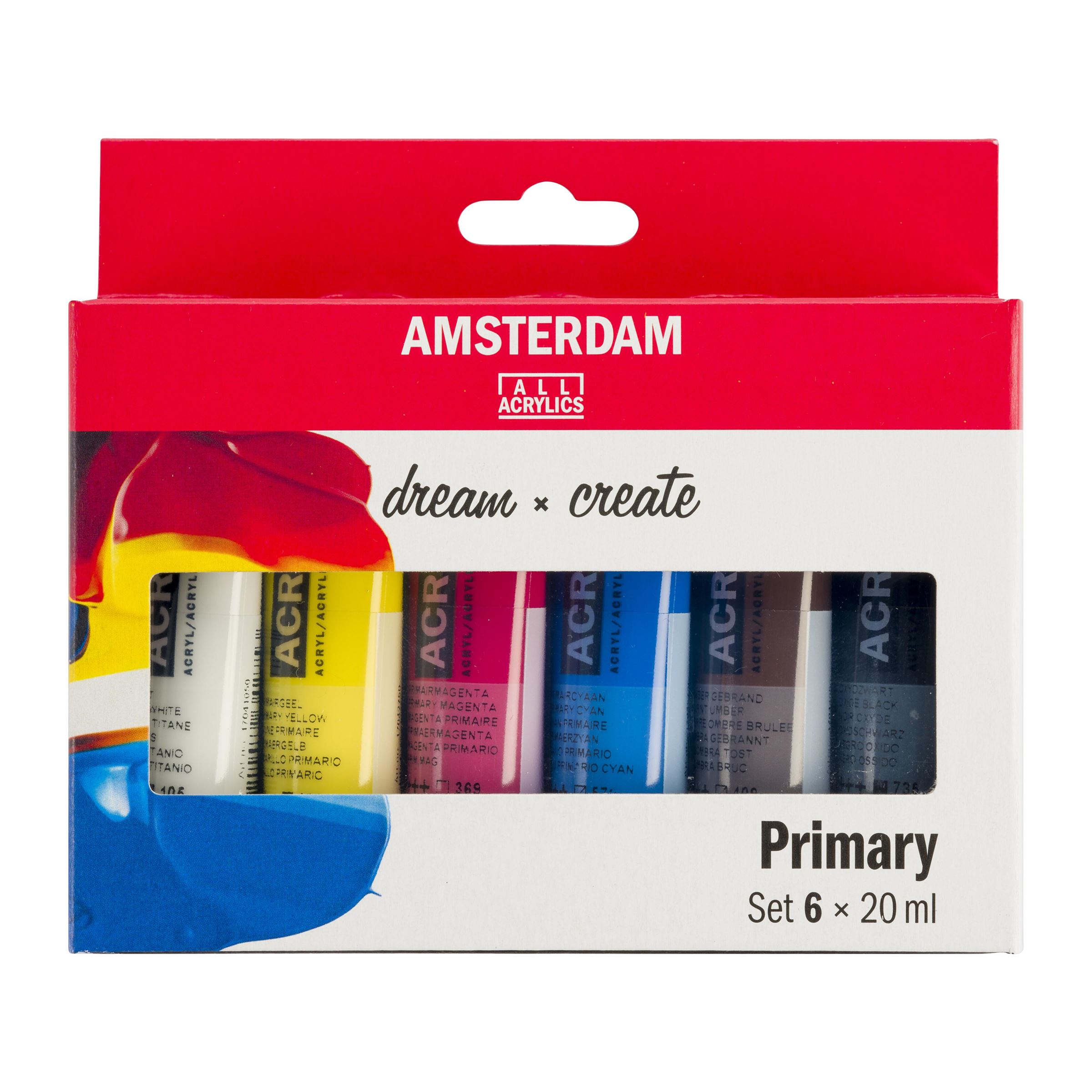 Standard Series acrylverf primaire set | 6 × 20 ml 