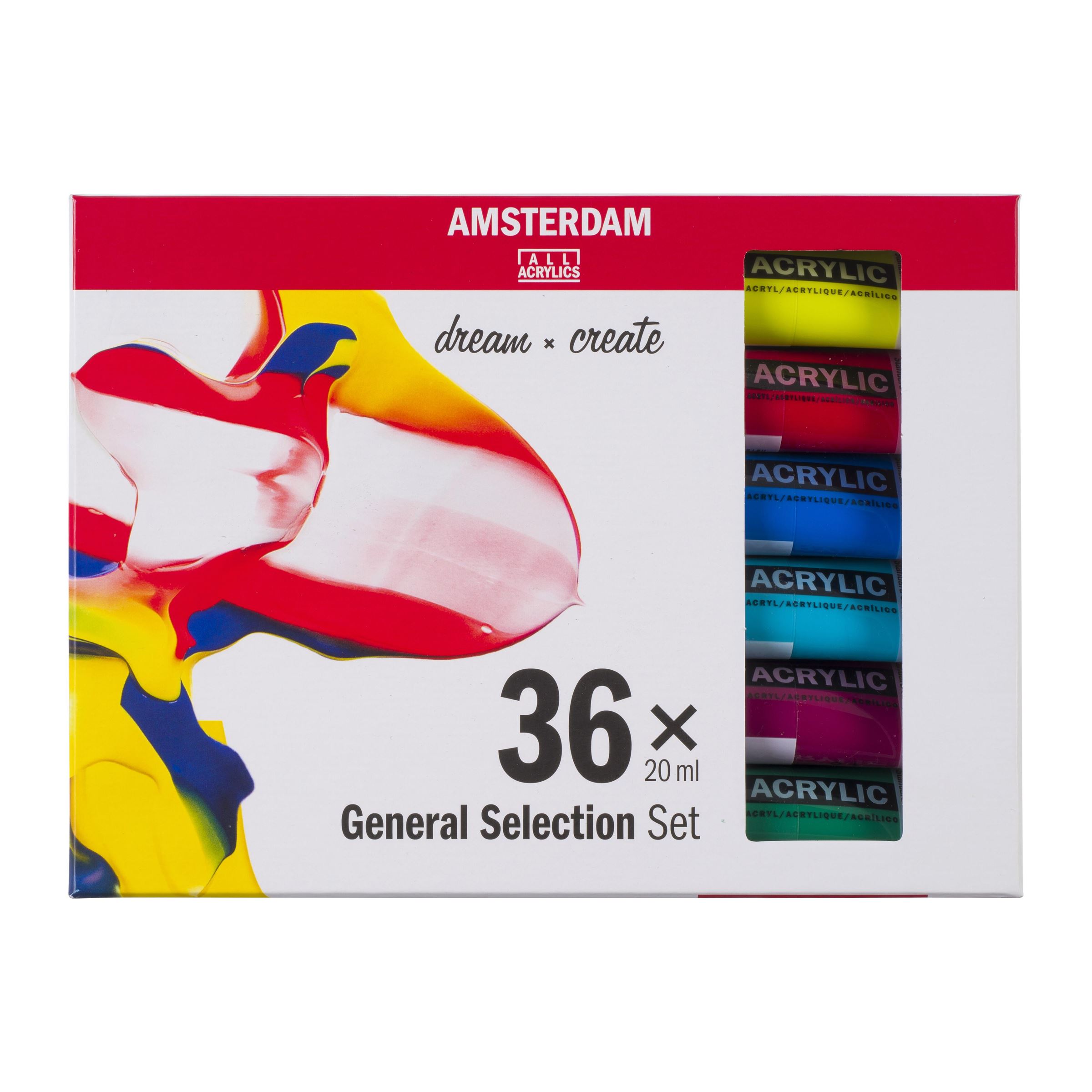 Standard Series acrylverf algemene selectie set | 36 × 20 ml 