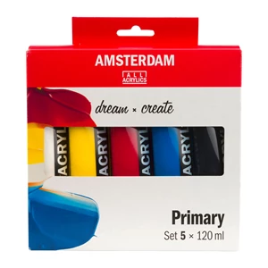 Standard Series acrylic paint primary set | 5 x 120 ml