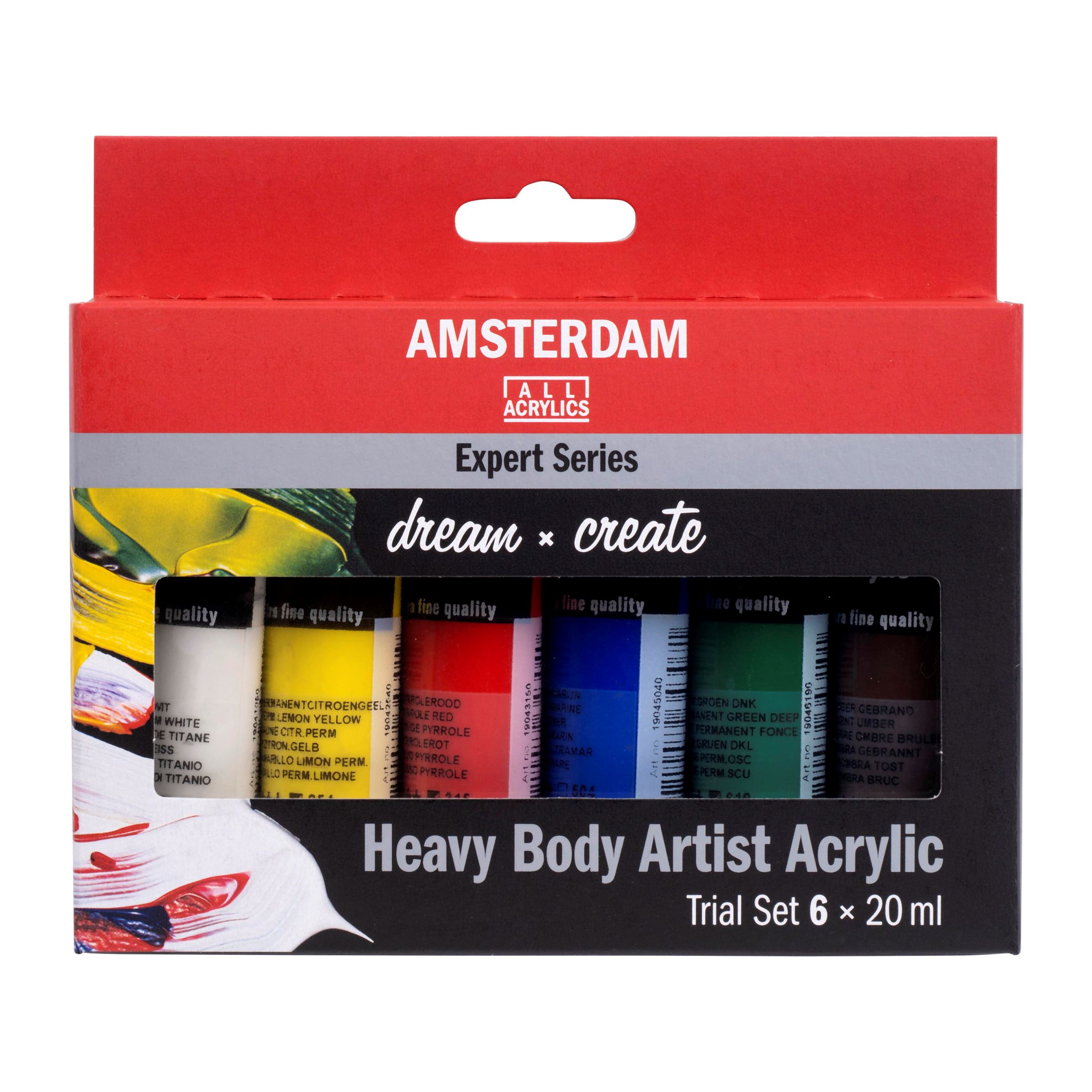 Expert Series Acrylfarbe Probierset | 6 x 20 ml