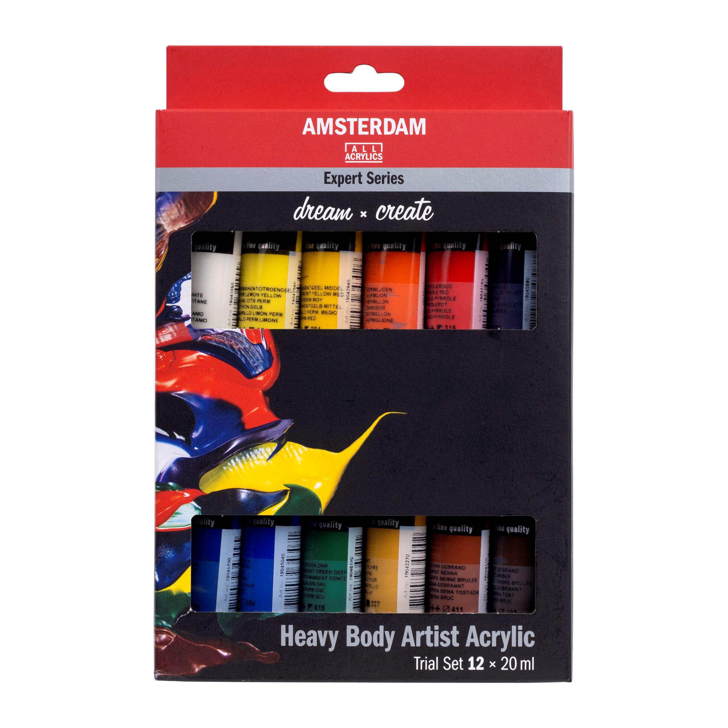 Expert Series Acrylfarbe Probierset | 12 x 20 ml