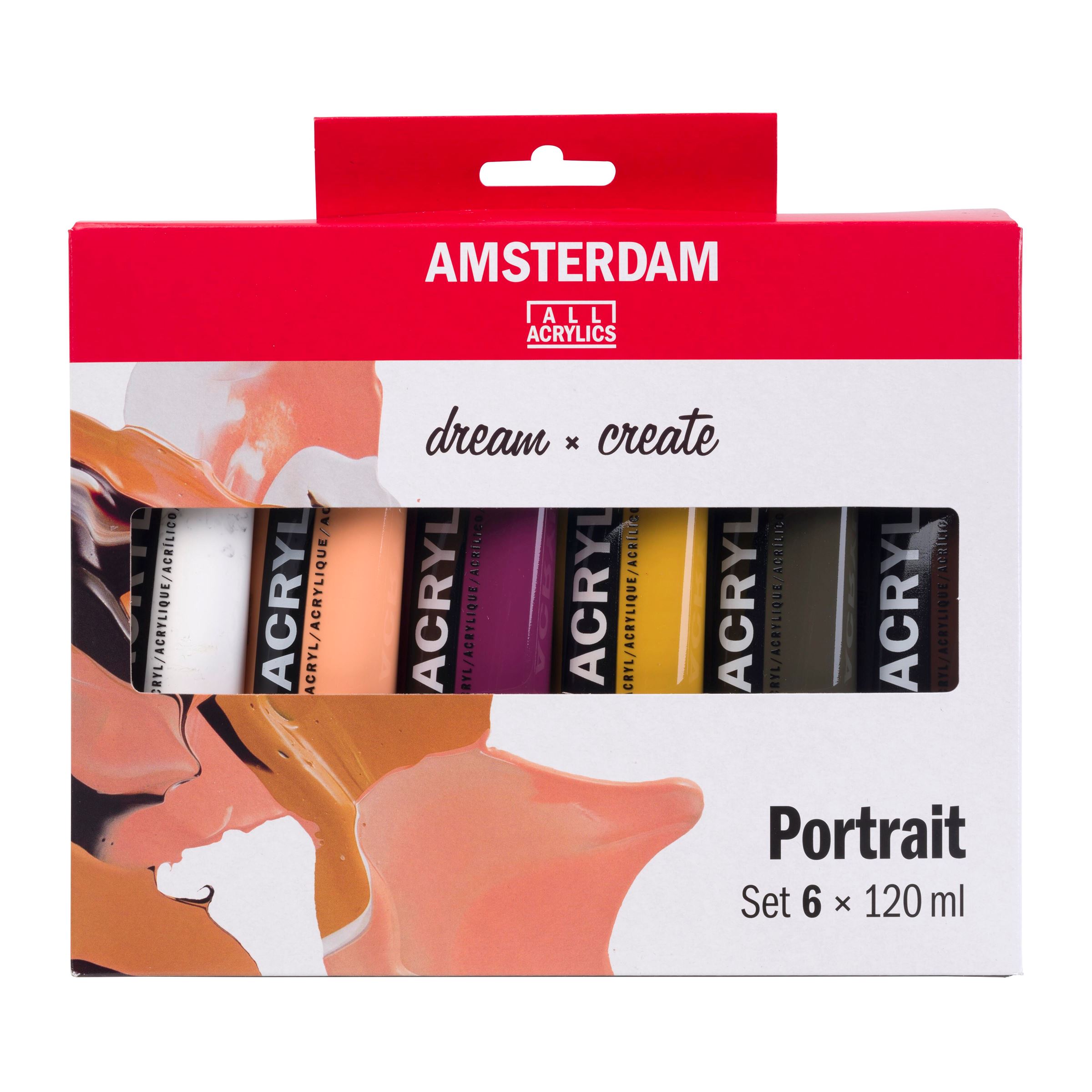 Standard Series acrylverf portret set | 6 x 120 ml