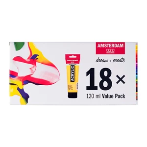 Standard Series acrylic paint value pack | 18 x 120 ml