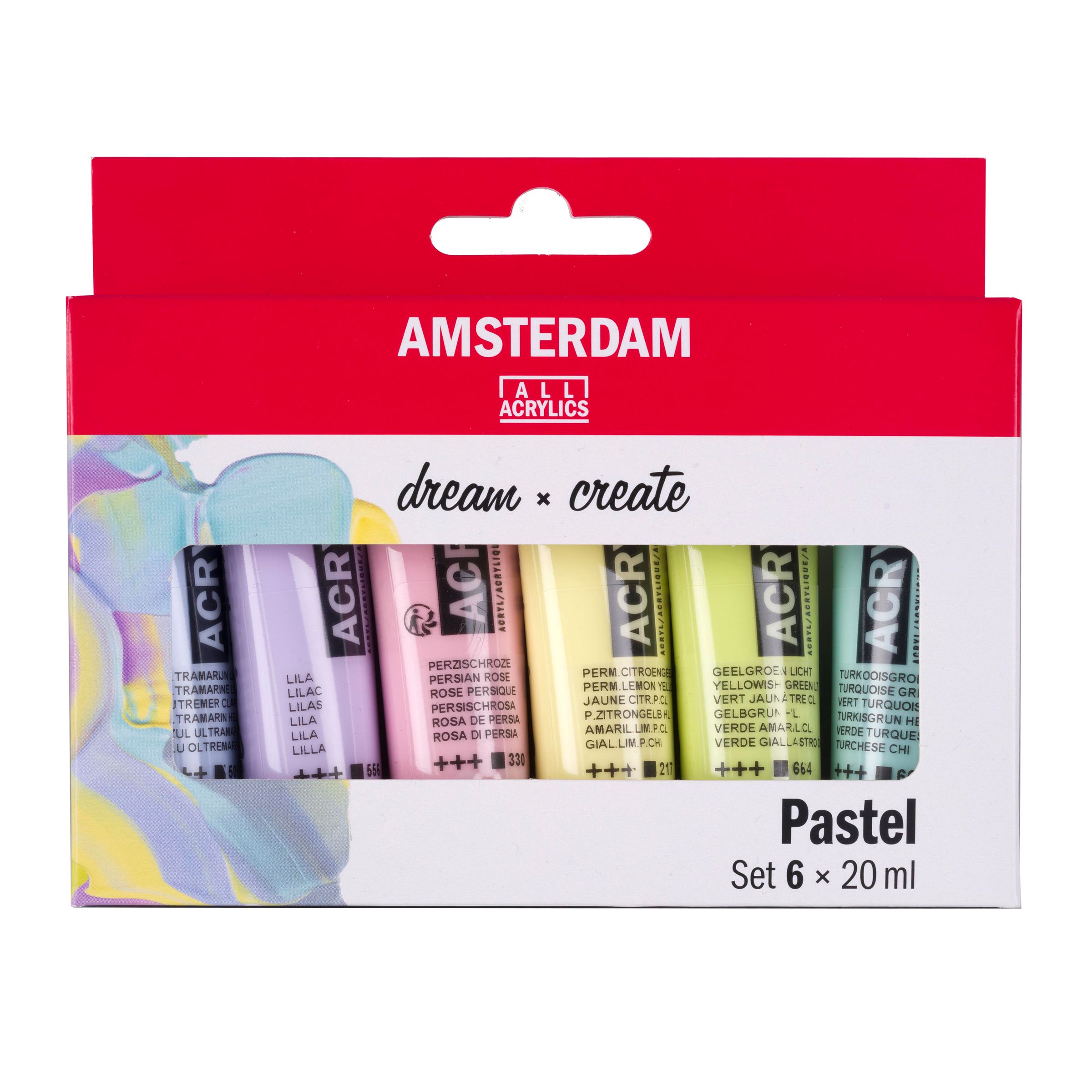 Standard Series acrylverf pastel set | 6 x 20 ml