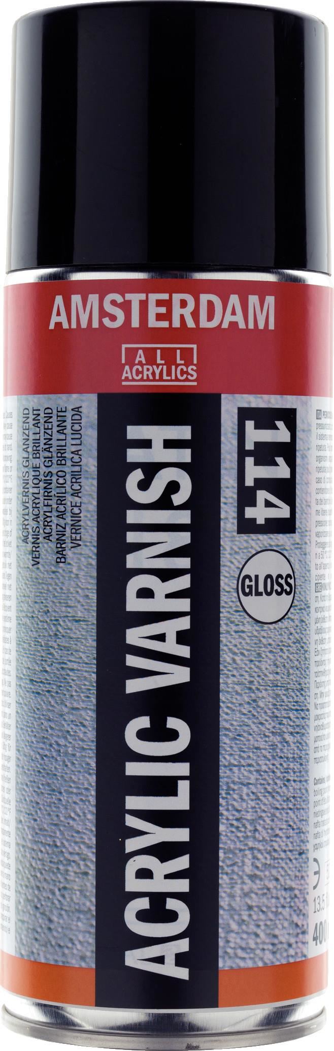 Acrylic varnish 114 gloss spray can 400 ml